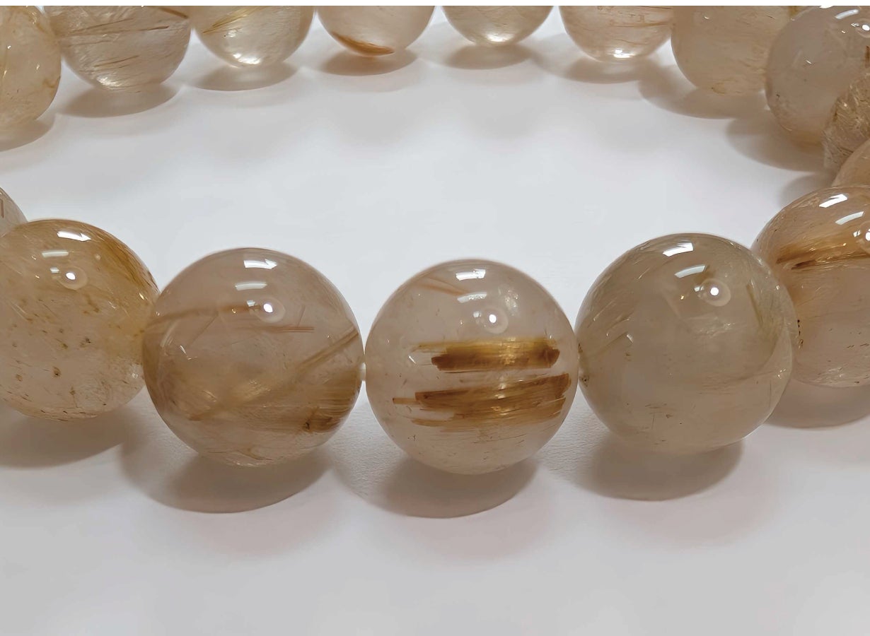 2025年「乙巳（きのとみ）」ヘビの刻印入り限定各30本『金線ルチル水晶