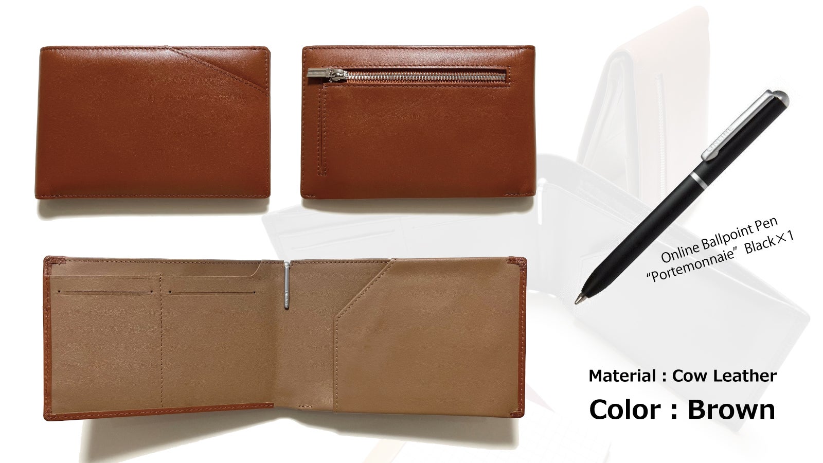 メモ帳を財布で持ち歩く】ボールペン付きトラベルウォレット｜マクアケ