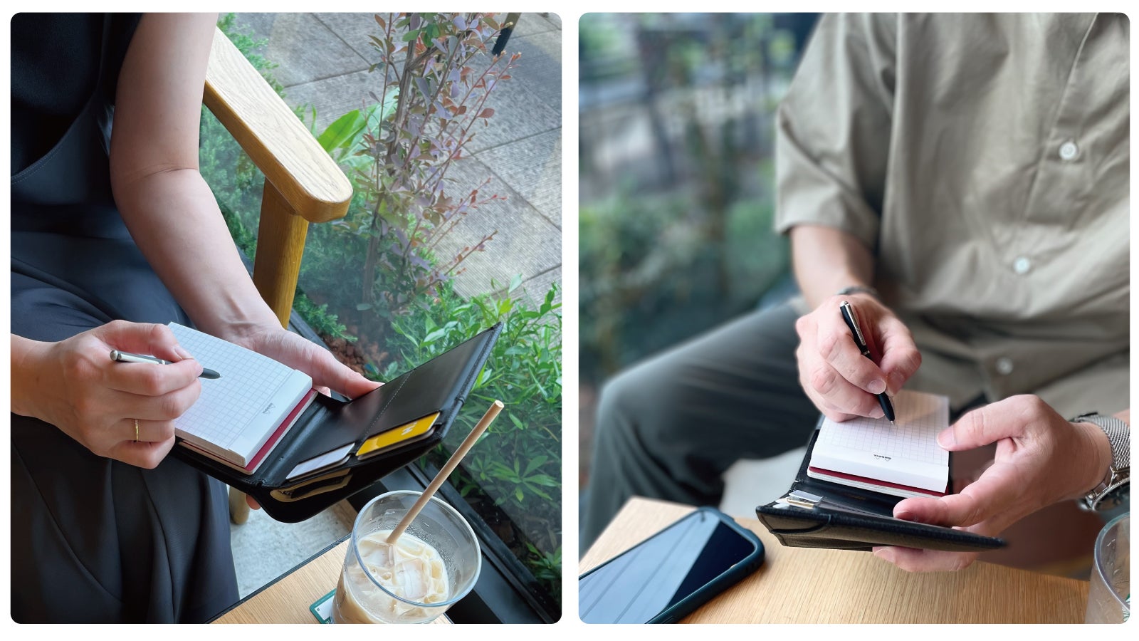 メモ帳を財布で持ち歩く】ボールペン付きトラベルウォレット｜マクアケ