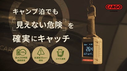 カーゴコンテナ 一酸化炭素チェッカー CARGOcontainer きゃあ 新品ベージュ