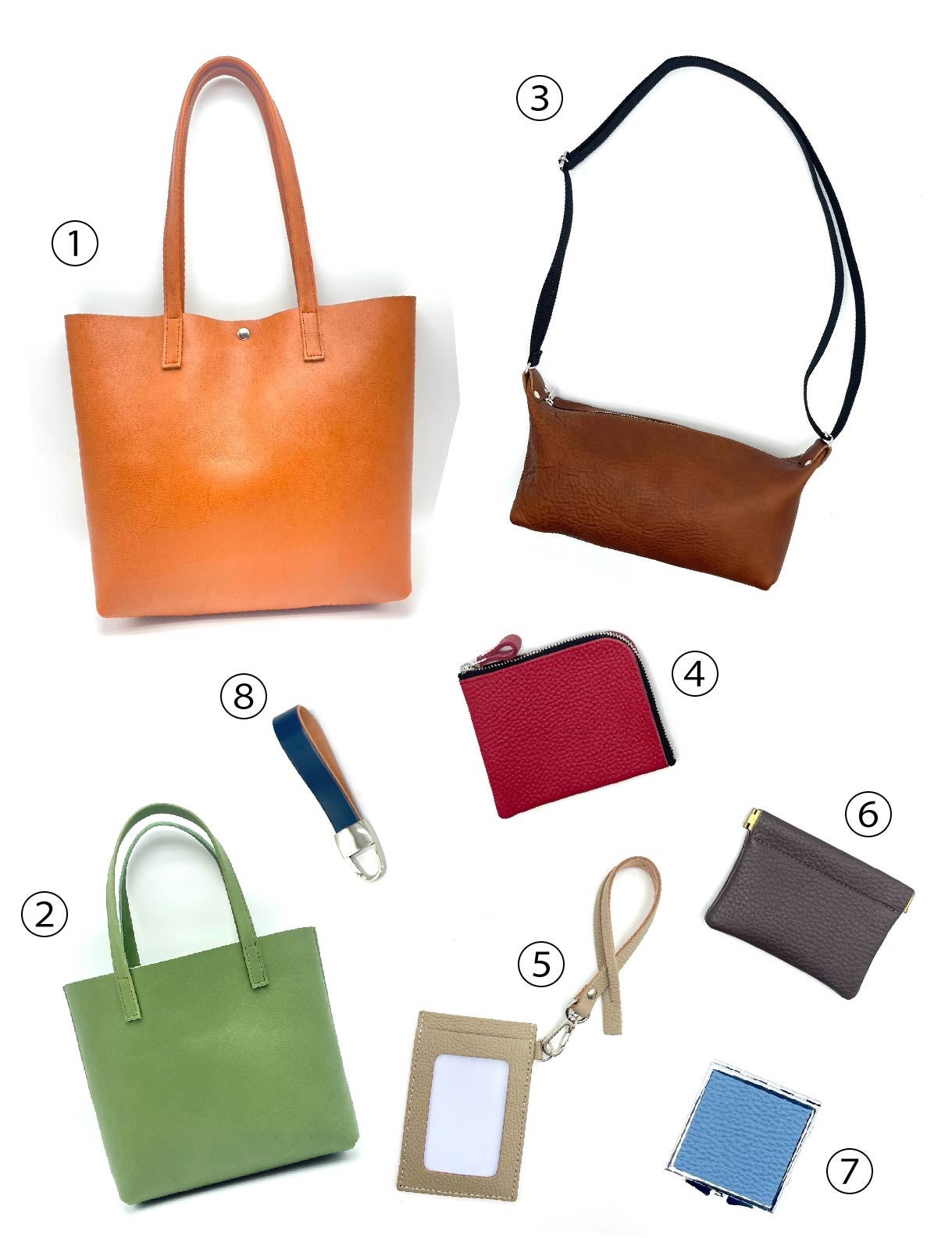 デッドストック革を愛着の湧くモノへ。毎日使える革アイテム8点セット