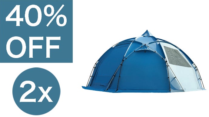 直径4.5mの広々空間】圧倒的な耐久性と快適性を誇るドーム型キャンプ