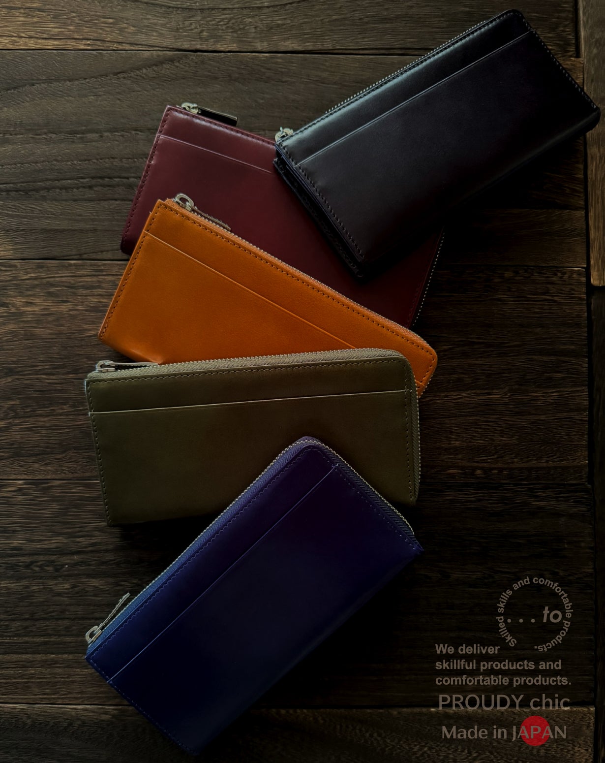 一級財布職人の最適設計」膨らみづらくカードが整列。利き手を