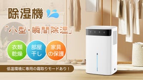 2.6L大容量、専用除霜モード、一年中に20畳の省エネの小型除湿機！