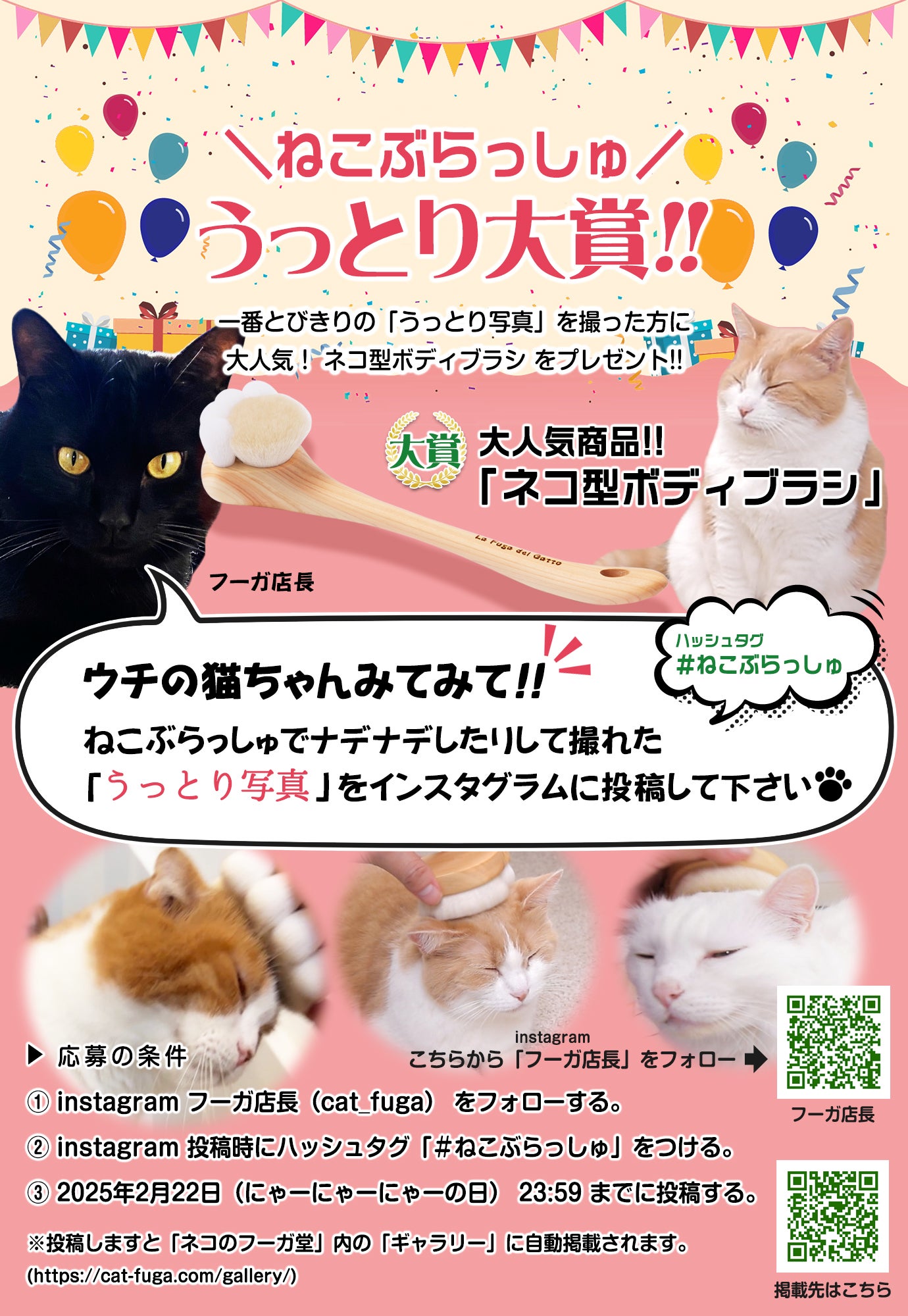 うっとり気持ちいい♪】 癒され猫ブラシ ねこぶらっしゅ｜マクアケ