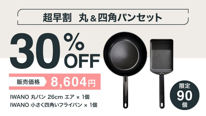 軽くて気負わず使える鉄フライパンのエントリーモデル！王道26cm＆燕