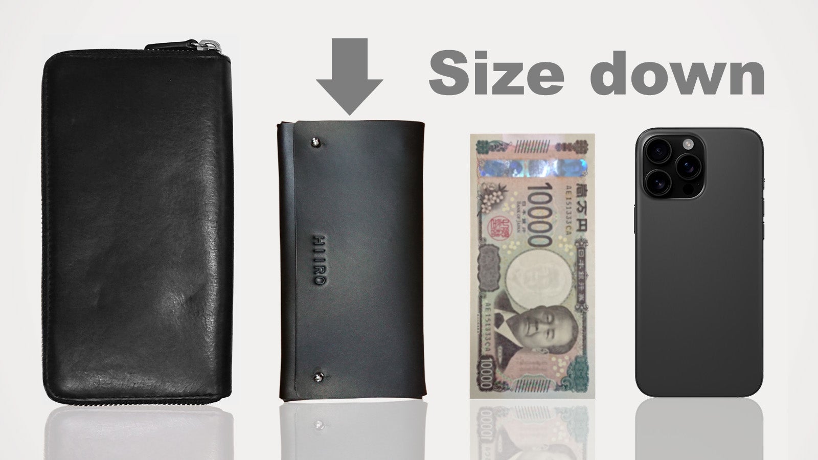 人気シリーズ‼️定価26000円❗️makuake支援金370万円‼️極厚天然一枚革！ 国産天然一枚革！個性と耐久性、厚革で極小を目指した使い捨てない