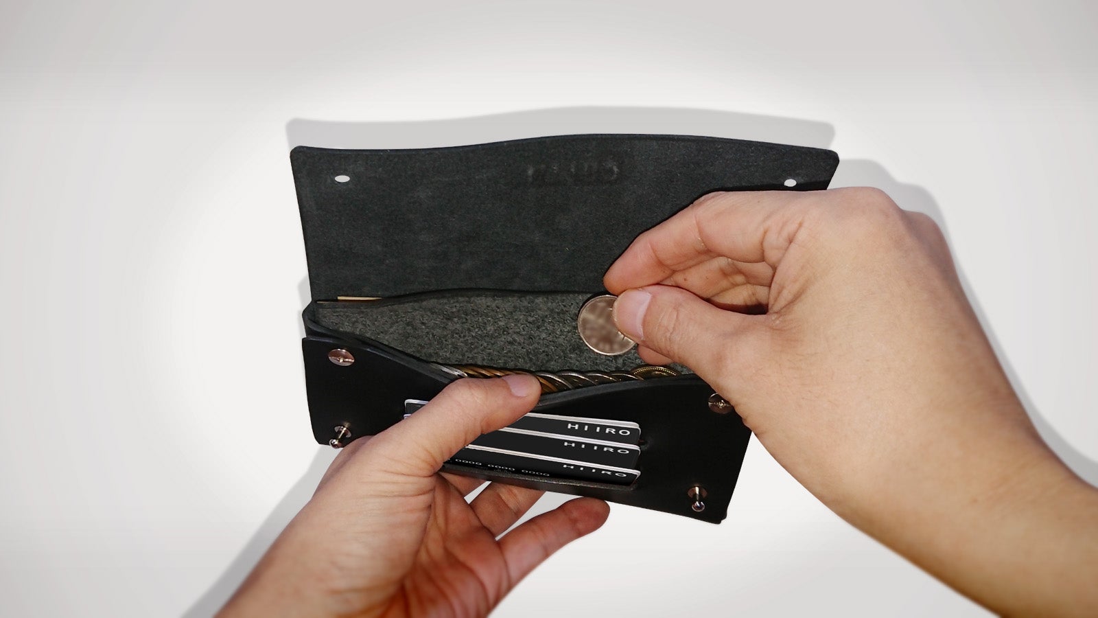 希少！自然素材ヒロロの財布　手仕事 希少！自然素材ヒロロの財布 手仕事