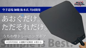 【仰ぐだけ】誰でも簡単！筋トレ・運動不足解消！うちわ型トレーニングギア