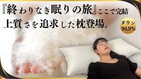 高品質ダウンを贅沢に！こだわる人にこそ使ってほしい。あなたを心地よさへ誘う枕。