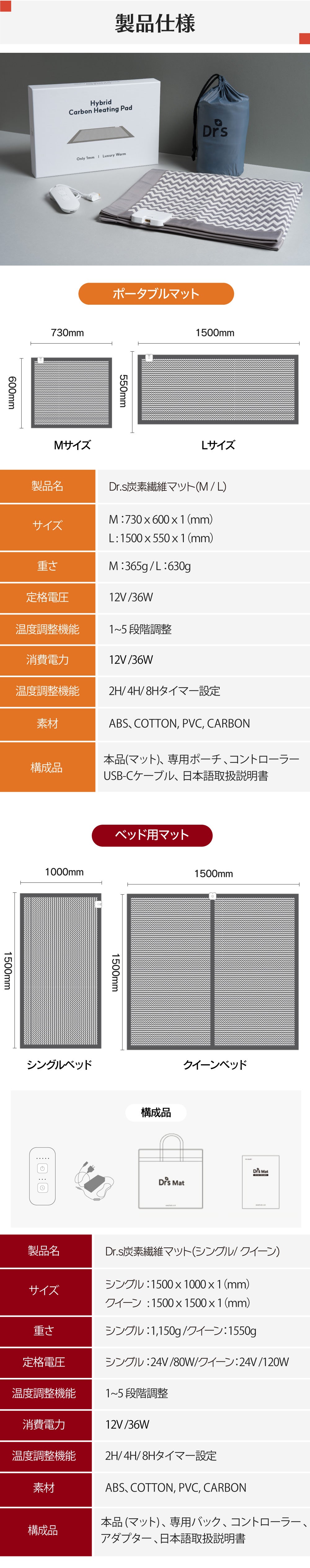 驚きの1mmの超薄型！丸洗い・モバイルバッテリー対応可能！炭素繊維ヒーターマット アンコール】驚きの1mmの超薄型！丸洗い・モバイルバッテリー