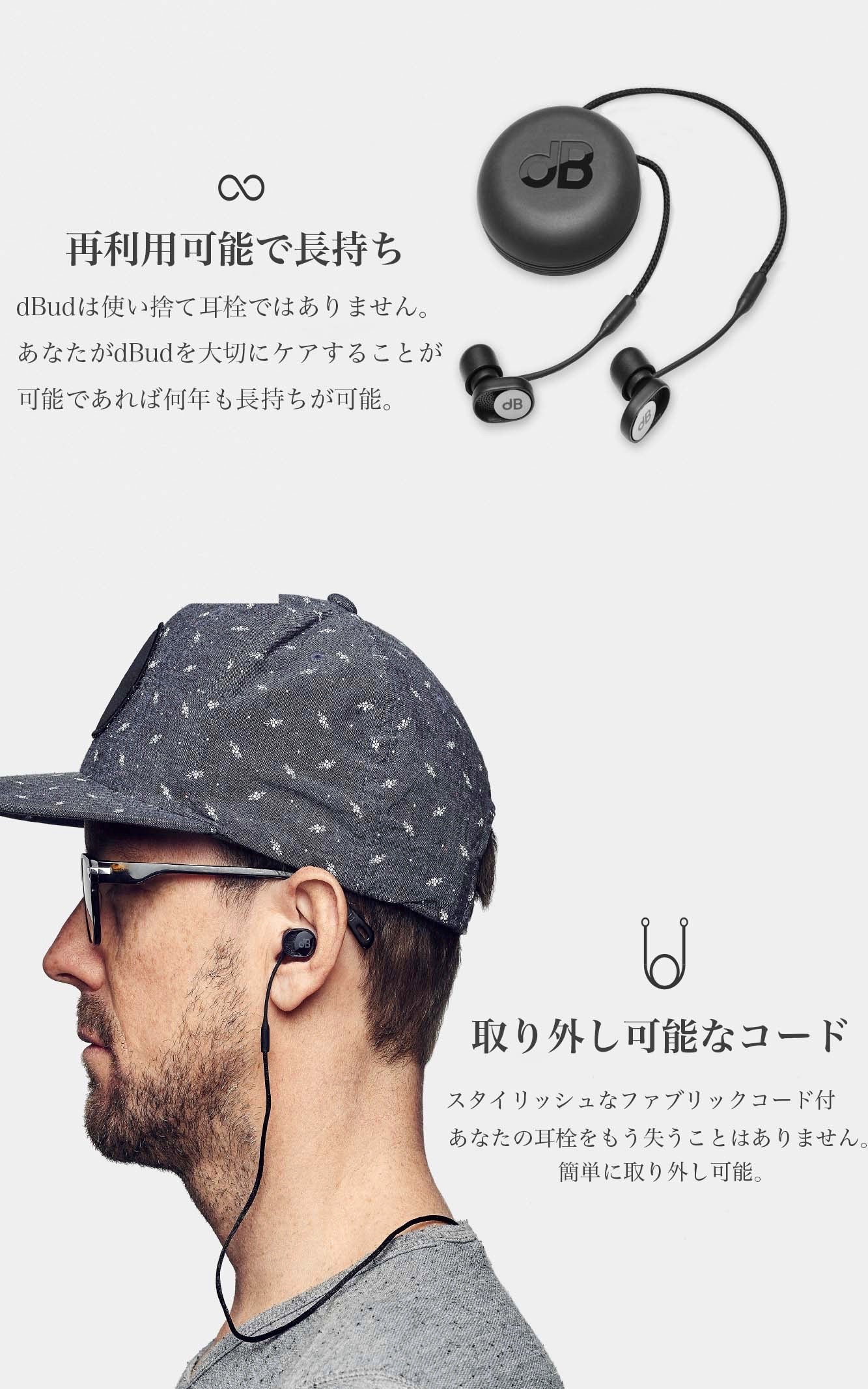 スライド操作で環境音を調節し、音をクリアにする次世代のスマートな耳