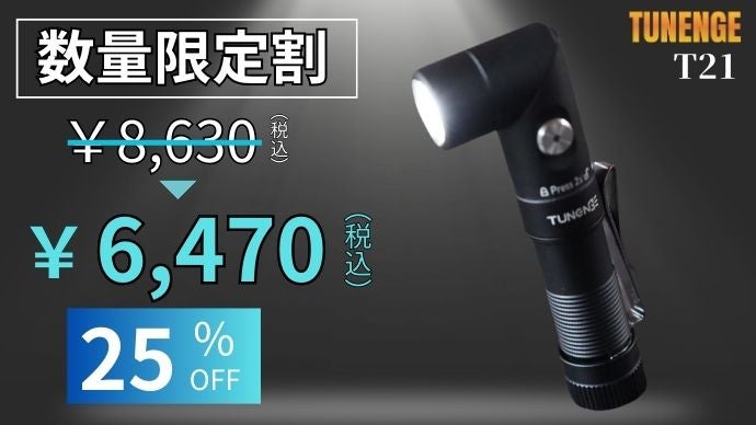 照らす方向、思いのまま】コンパクトでパワフル、人差し指サイズの回転