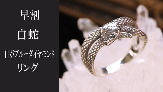 2025年「巳年」開運！美しい造形と細部に宿る魂。銀製の白蛇