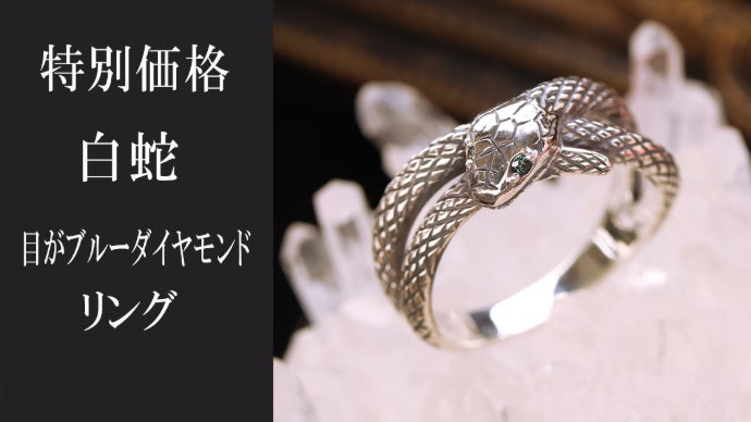 2025年「巳年」開運！美しい造形と細部に宿る魂。銀製の白蛇