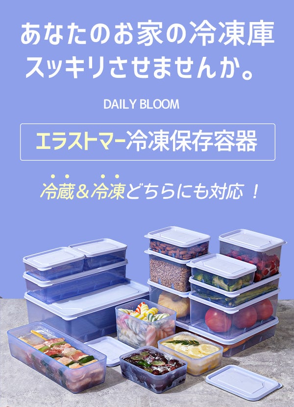冷凍密閉容器】残ったご飯やおかず、食材も手軽に冷凍保存！＜デイリー