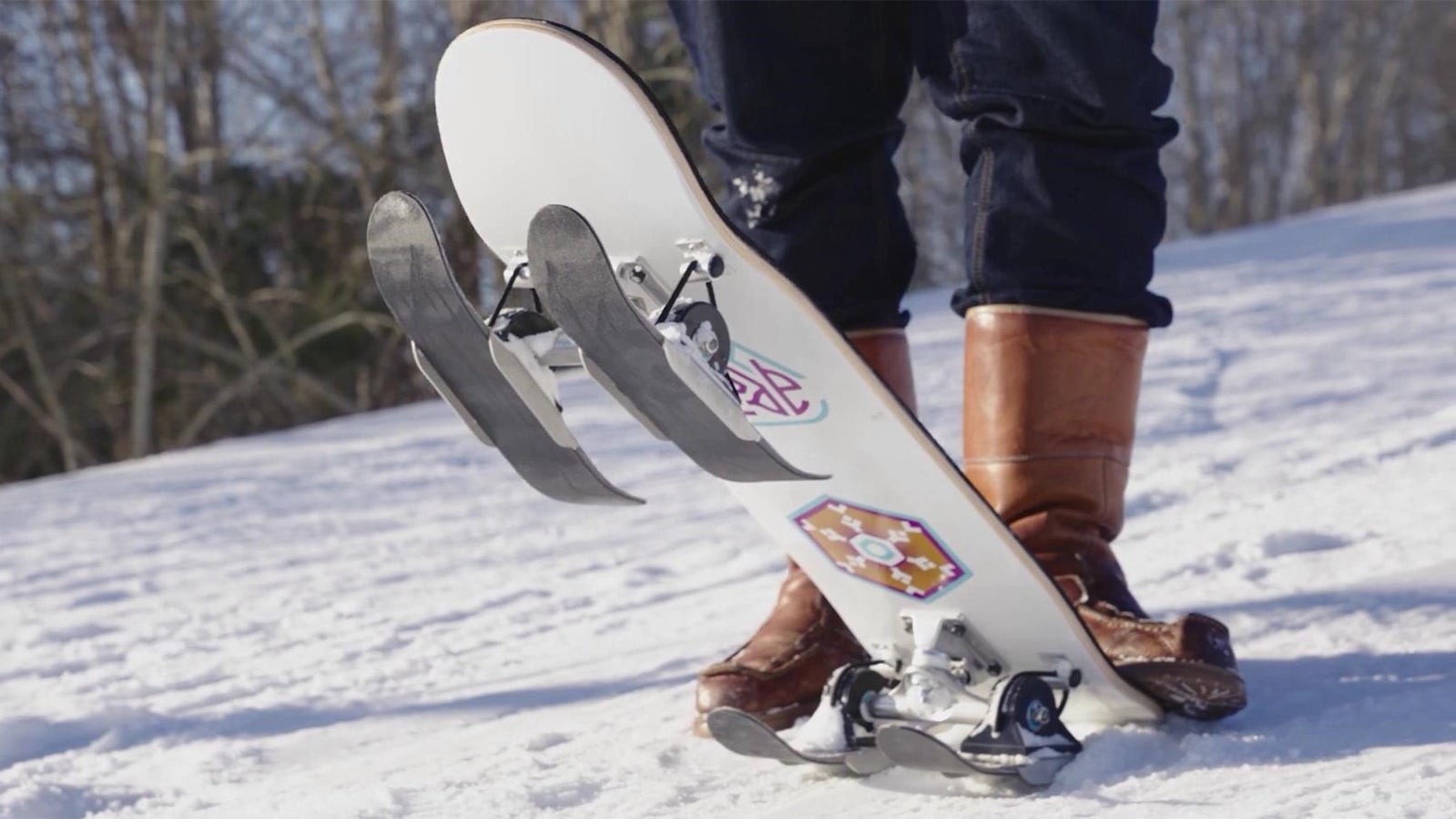 本気でアツくなれる趣味。新感覚の雪上スケボー【Slede】雪上を