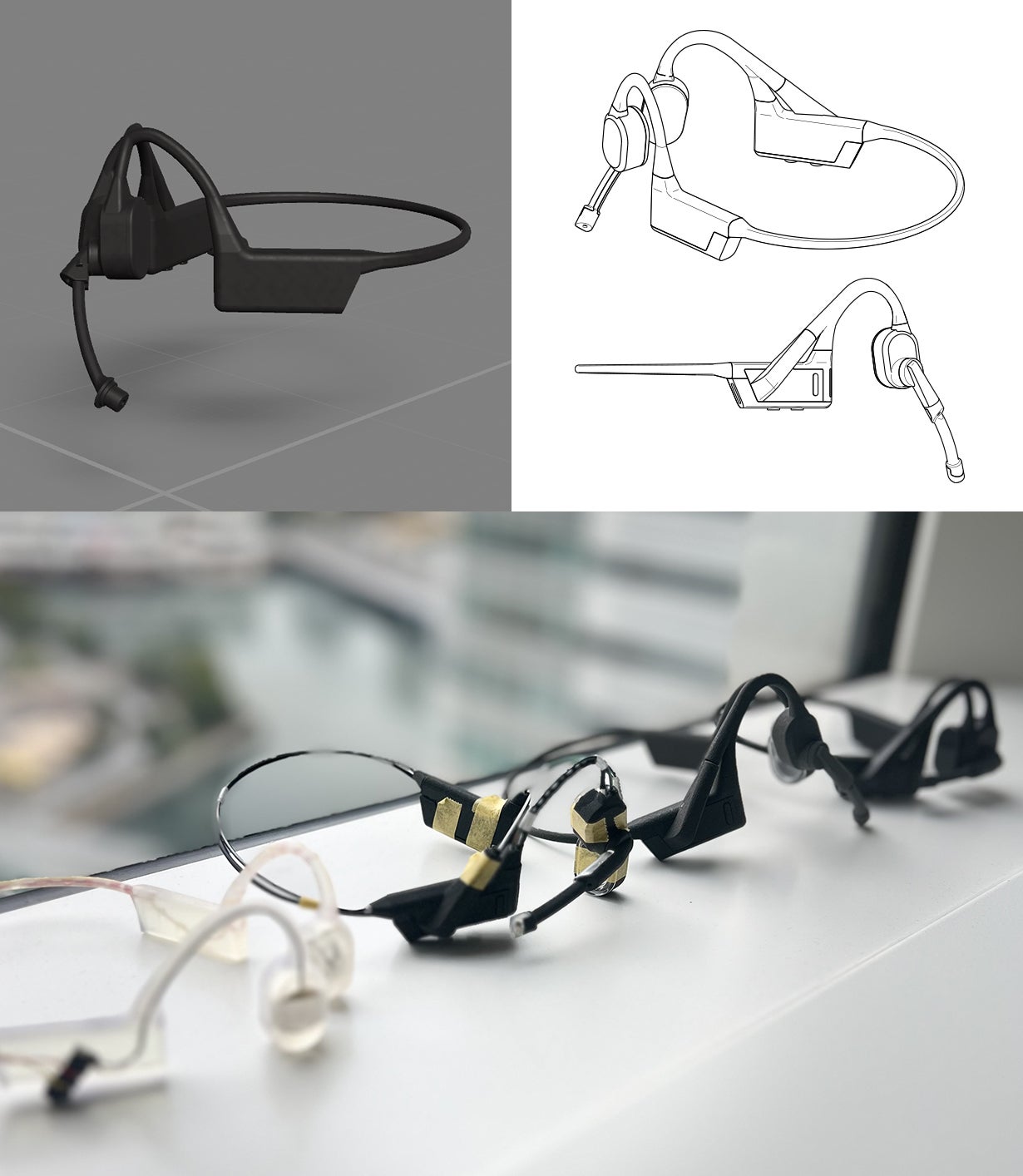 Wai-DEMIC LARUS 骨伝導スピーカー ワイヤレス ライドトーク ライドトーク特化型骨伝導イヤホン「LARUS（ラルス）」Makuakeにて先行