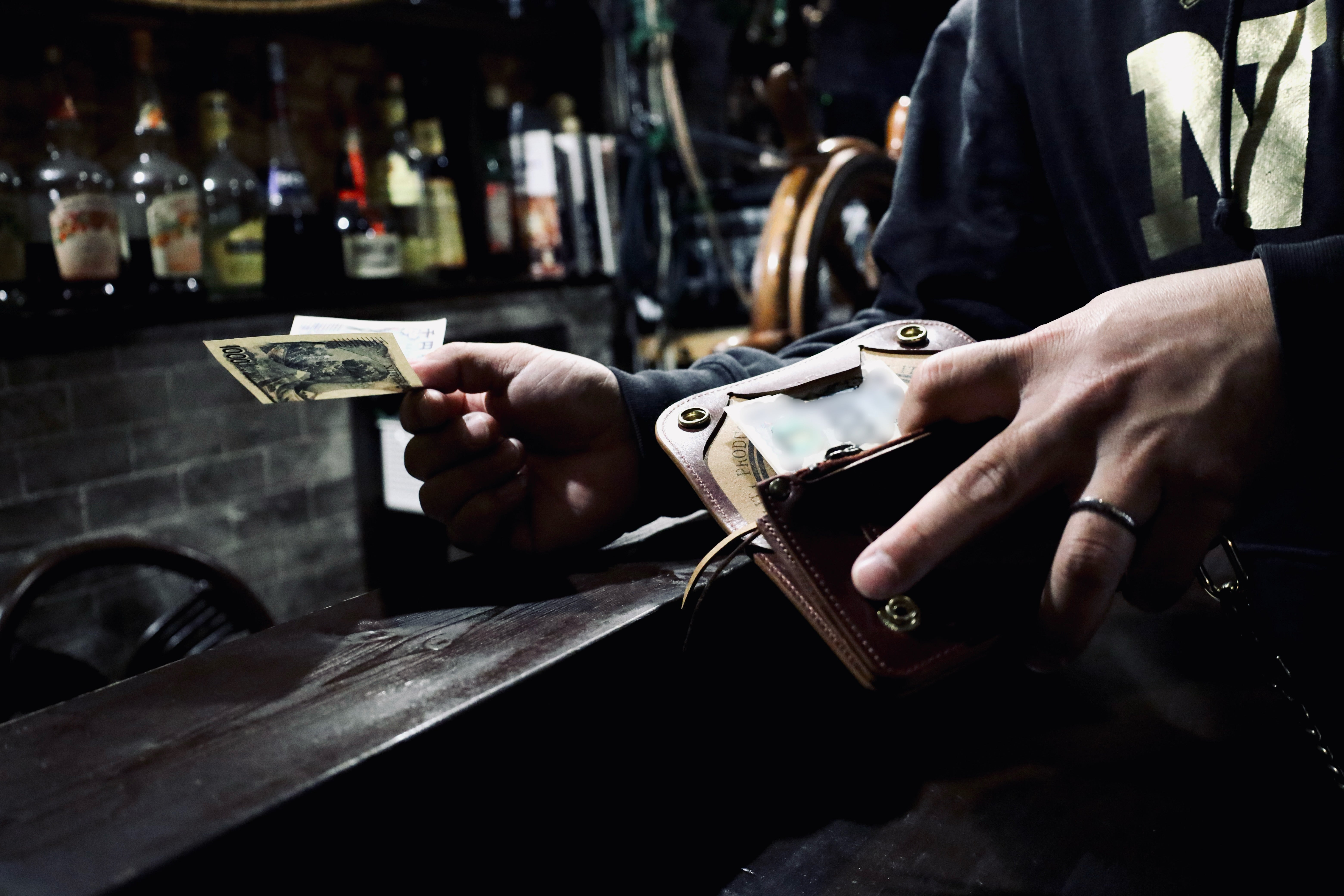 トラッカーウォレット　201 トラッカーウォレット ブラック - Leather WoRks Z'z GALLERY