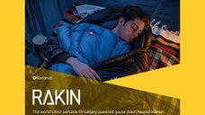 モバイルバッテリーで給電！丸洗い可能アウトドアに最適な電気ブランケットRakin