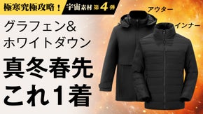 アウタージャケット+インナーダウンで着回し抜群！【3in1多機能ジャケット】