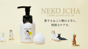 あの【ねこいちゃ】待望の新アイテム！またたび配合「スキンシップ泡ハンドソープ」