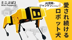 ChatGPT搭載！会話もできる四足歩行AIロボット犬『ミニぷぱ2
