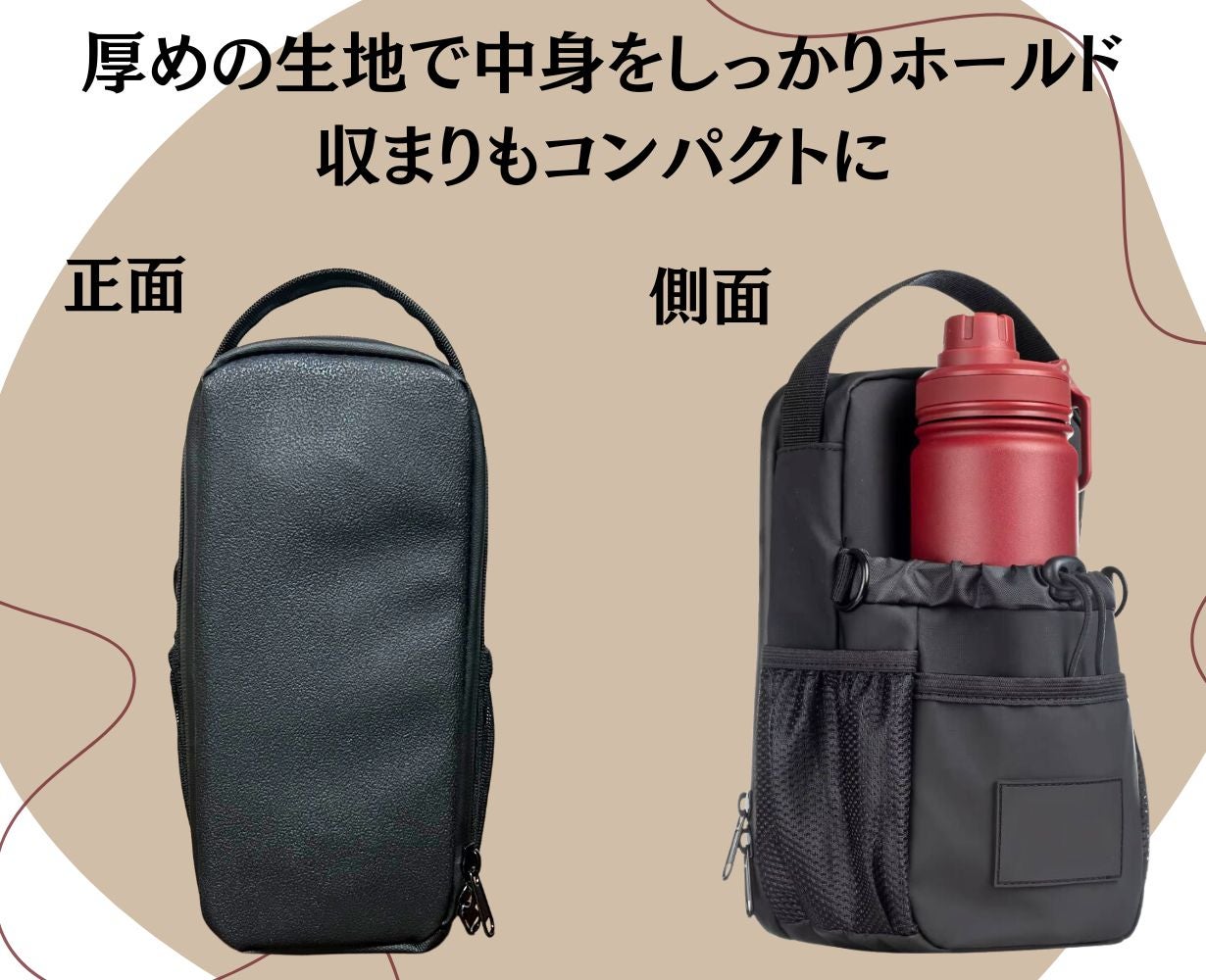 【本物新品保証】 コンパクトなのに大容量、マグネット付きで床置き不要！どんな バッグ