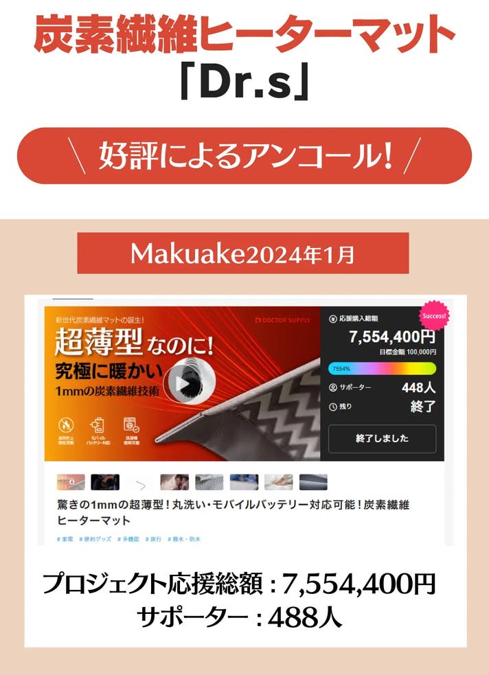 驚きの1mmの超薄型！丸洗い・モバイルバッテリー対応可能！炭素繊維ヒーターマット 驚きの1mmの超薄型！丸洗い・モバイルバッテリー対応可能！炭素