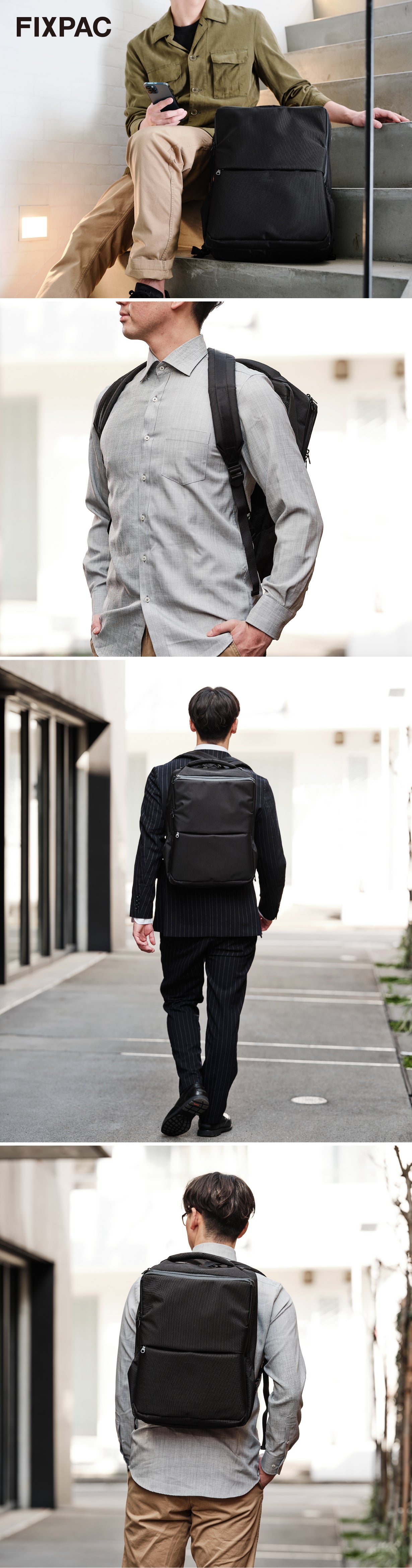 背負うだけ！】揺れない・ズレない美姿勢をつくるスマートバック