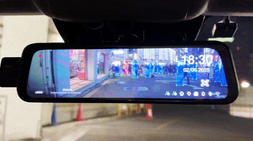 Makuake｜前も後ろもAIが監視！前後カメラ一体型ドライブレコーダーで