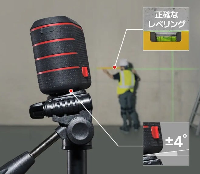 作業時間短縮の新常識: レーザーレベル機 VADER & VADER 3D