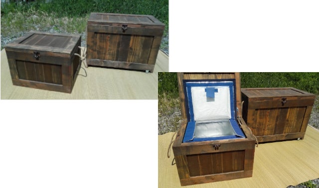 アウトドアで注目必須！オンリーワンの【木製クーラーBOX】｜マクアケ