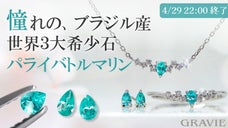 強い存在感を放つ！ブラジル産ならではの美しいネオンブルー「パライバトルマリン」