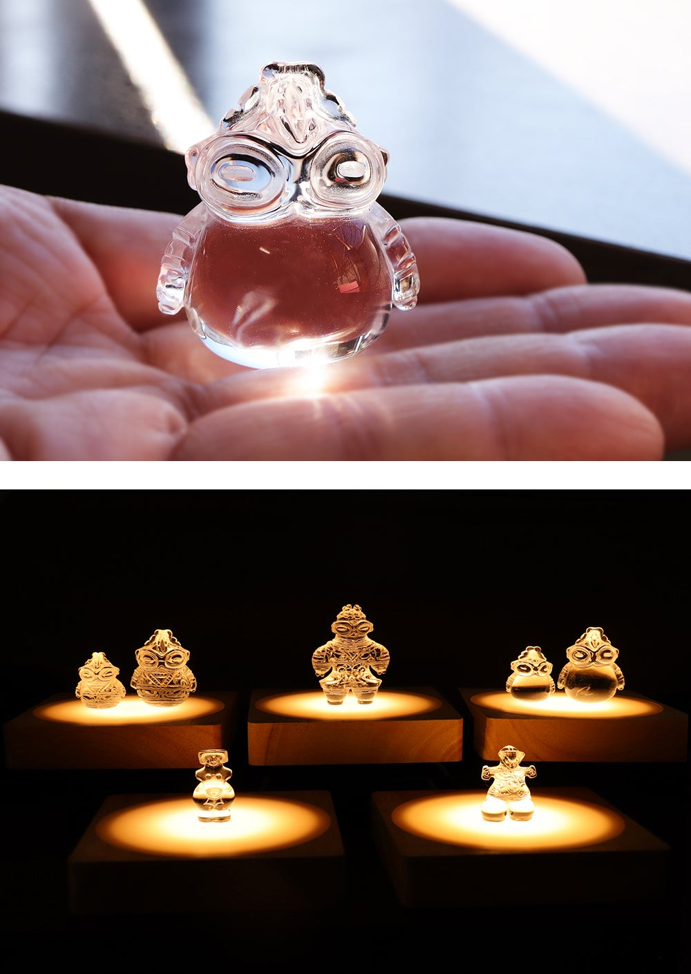 透きとおる縄文】 精巧すぎる“水晶土偶”古代の神秘を手のひらに