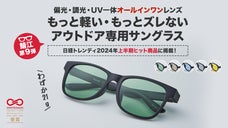 メガネの鯖江発【偏光・調光・UV一体】アウトドアに最適化された21gのサングラス