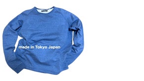 インディゴブルースウェットシャツ　ジーンズの様に着込むほどに愛着が。
