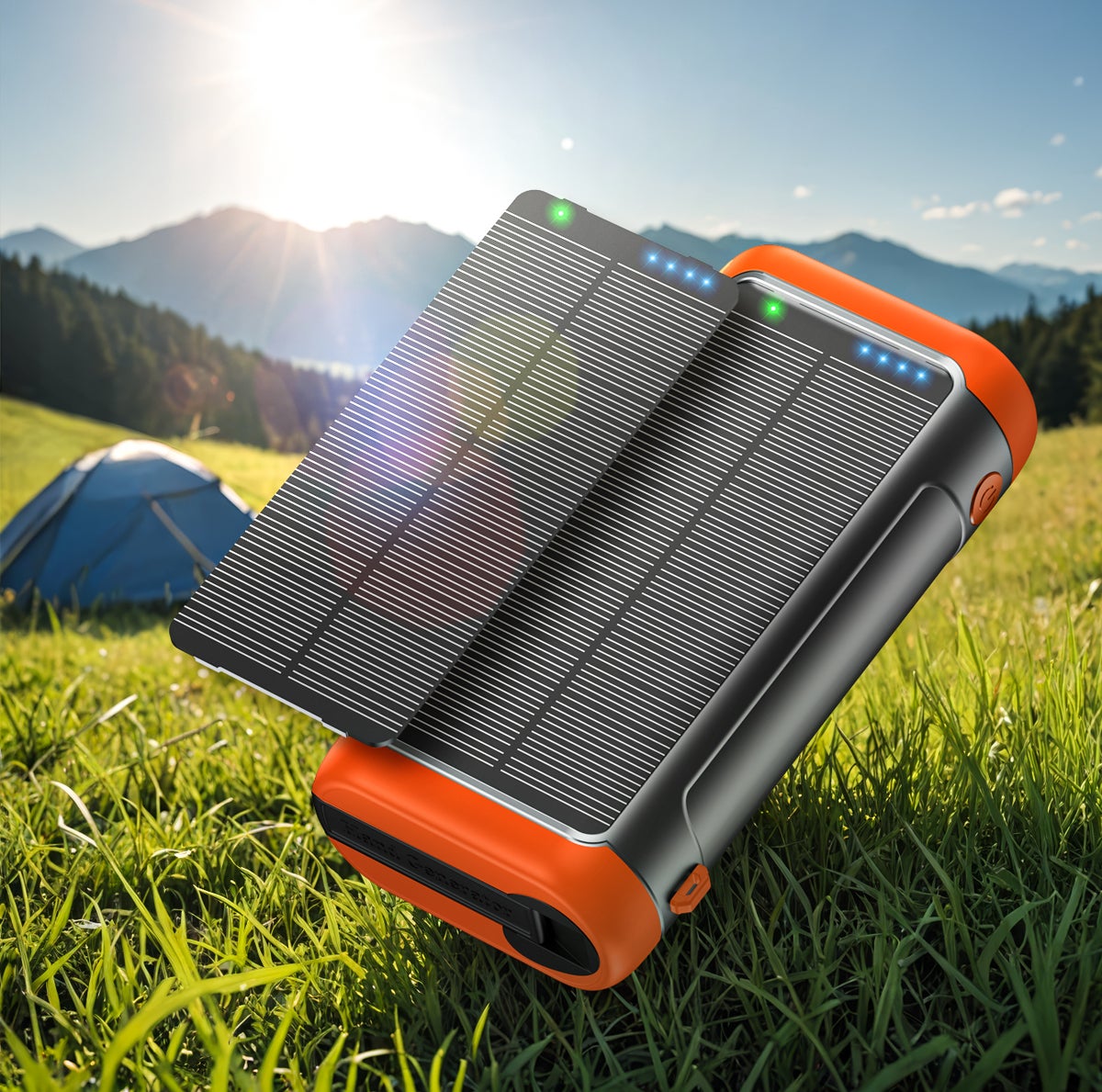 日常も防災もアウトドアも！手回し・ソーラー充電できる超大容量