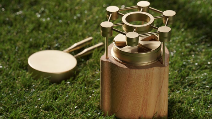 アウトドアやソロキャンプで活躍！ 真鍮アルコールストーブ｜マクアケ