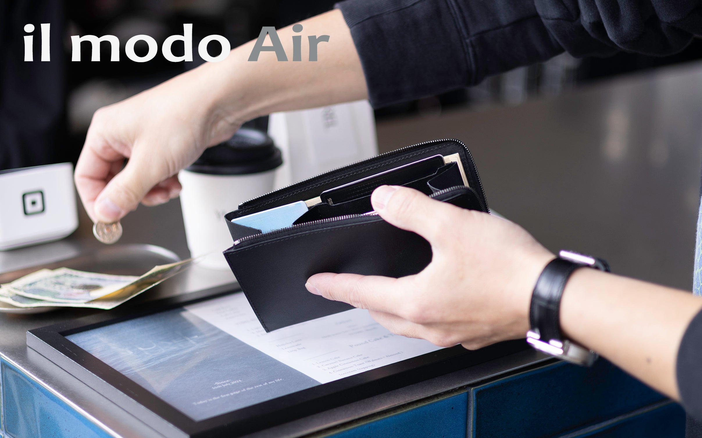 Makuake財布歴代1位※！収納しても最薄を目指す！「il modo Air