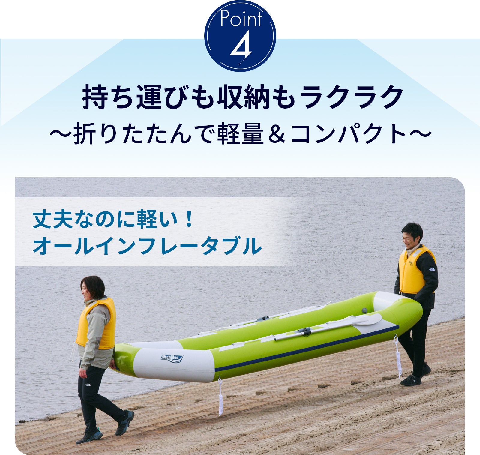 レジャー×防災｜ゴムボートの老舗アキレスからフェーズフリーなボート