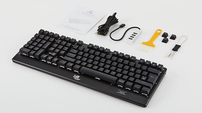 【未使用】 Adelie キーボード 作業効率に革命を，効率が劇的に向上！左手用メカニカル