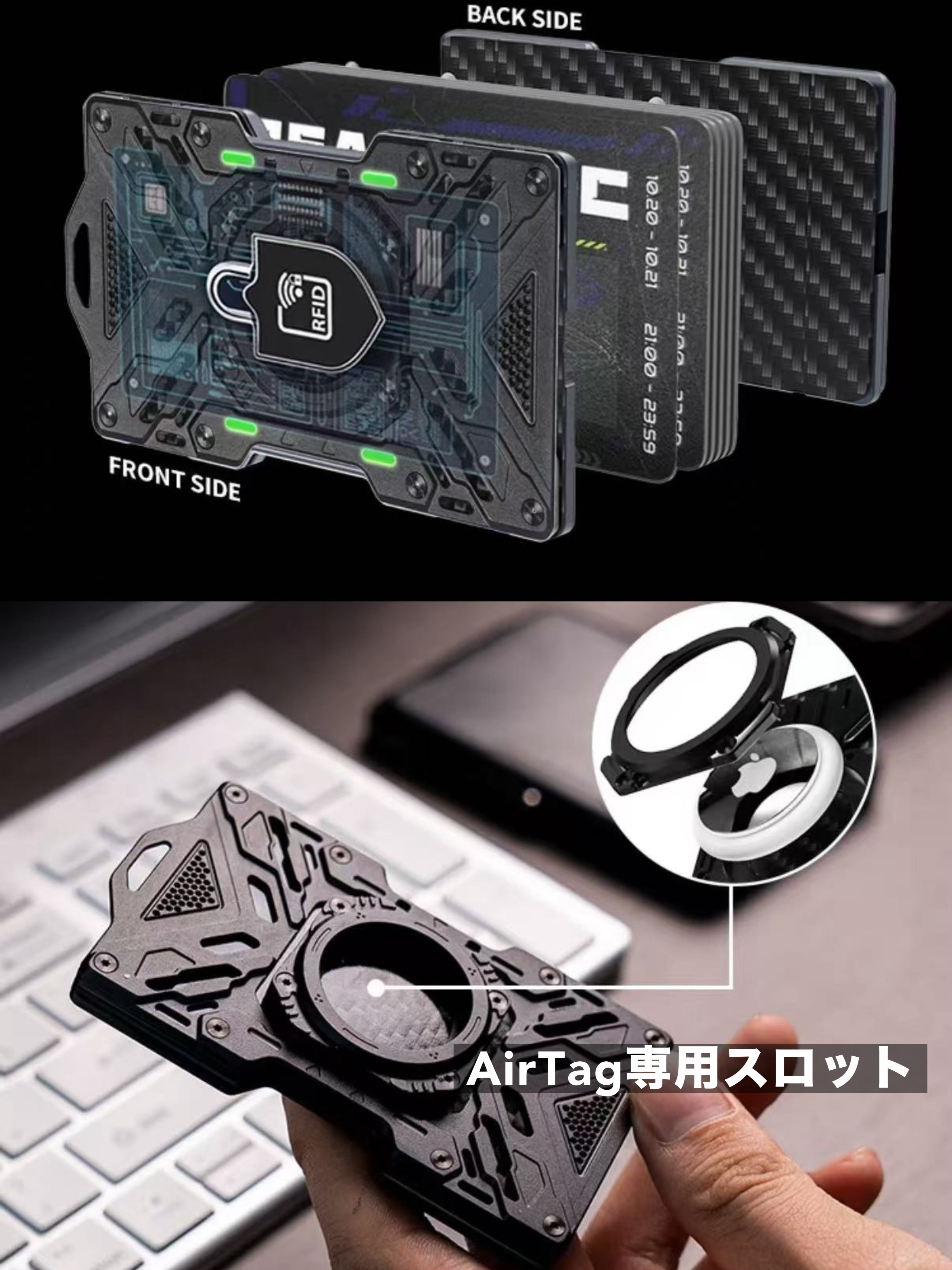 Makuake｜【超頑丈・多機能】カード15枚収納できる、MagSafe対応の蓄光