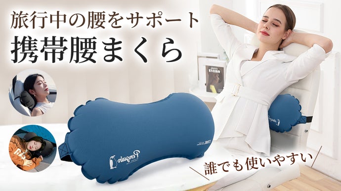 1個で「背もたれ・腰枕・首枕」にのエアークッション 手軽に使いたい人に