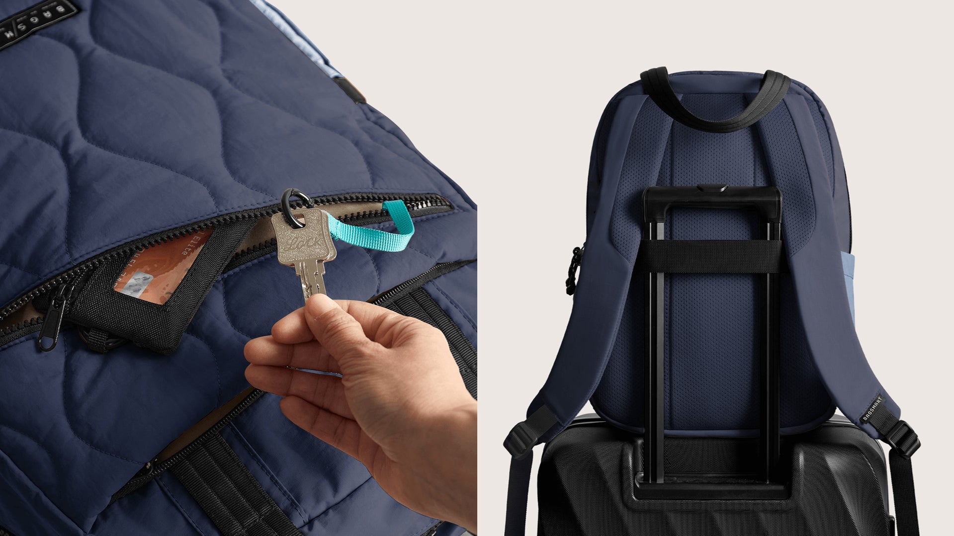 makuake BAGS MART バックパック ブラック/ブルー makuake BAGS MART バックパック ブラック/ブルー 未来を背負う