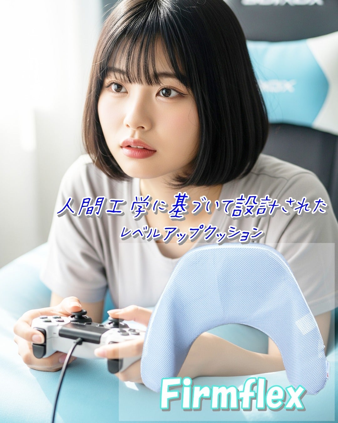 Makuake｜FIRMFLEX レベルアップクッションでゲーミング姿勢もスキルも