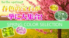 春色宝石が一挙に大集合！スプリングカラーセレクション♪