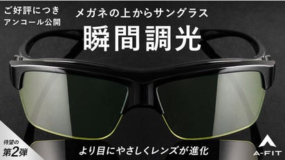 アンコール】メガネ使用者のためのお洒落すぎる瞬間調光オーバーグラス 