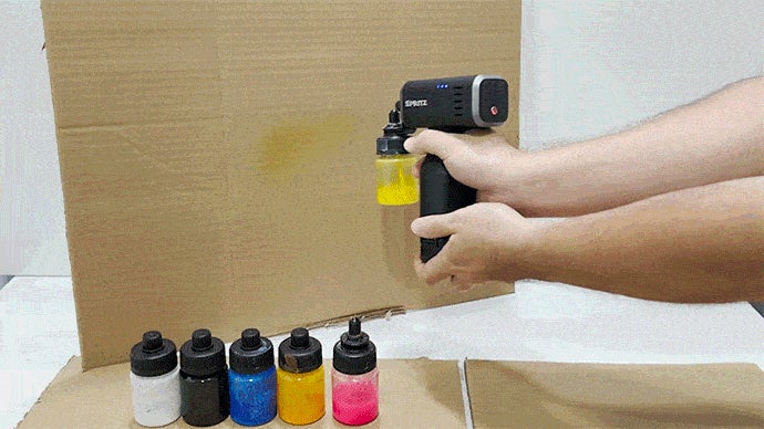 Makuake｜塗装の手間ゼロへ！5秒色替え＆スプレーガン兼エアブラシで