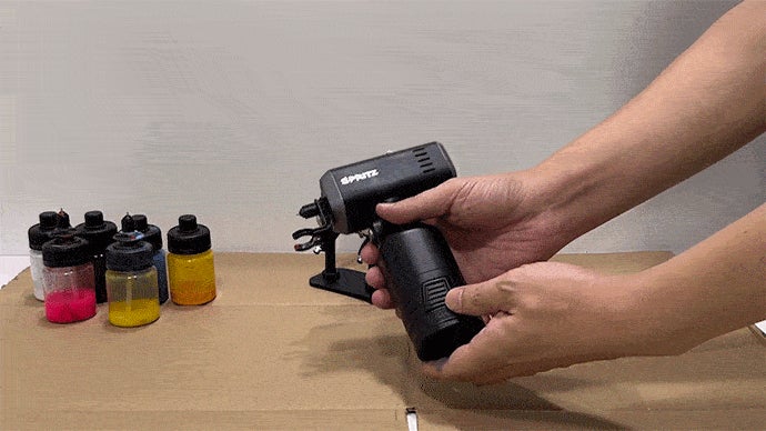 塗装の手間ゼロへ！5秒色替え＆スプレーガン兼エアブラシであなたの